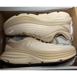 Hoka One One Bondi 8 Running Shoe 1123202 SHF 'Shifting Sand Vanilla' Mens 10